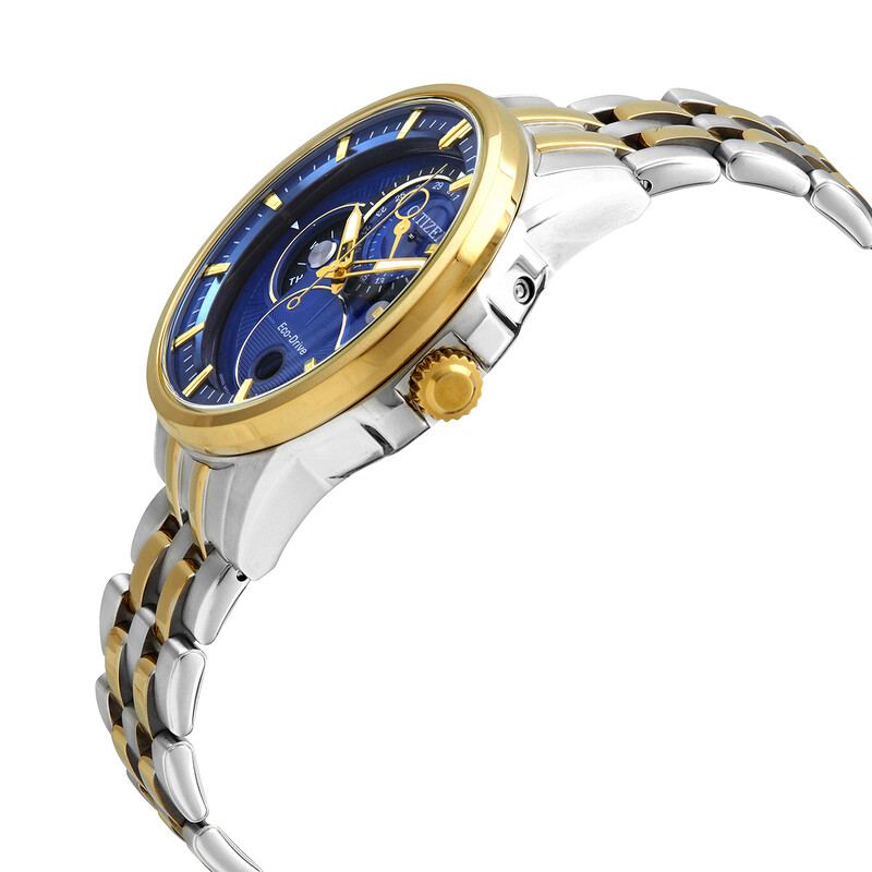 Multilple Box Citizen Open Box - Citizen Calendrier Multi-function Blue Dial Two-tone ...