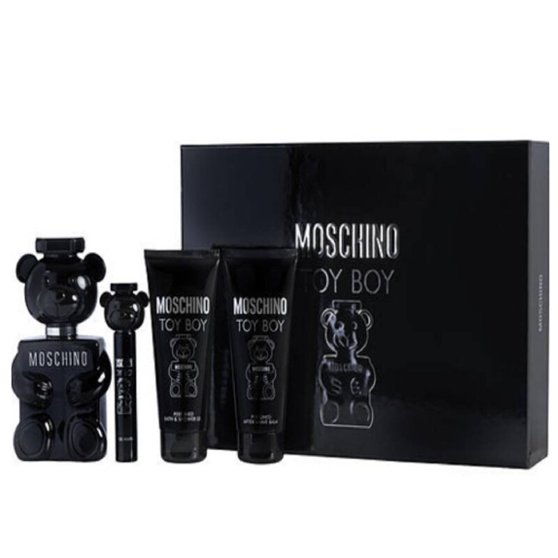 Moroso 黒のレザー1人掛け2点セット　アントニオチッテリオ CASSINA Moschino Open Box - Moschino Men's Toy Boy Gift Set Fragrances