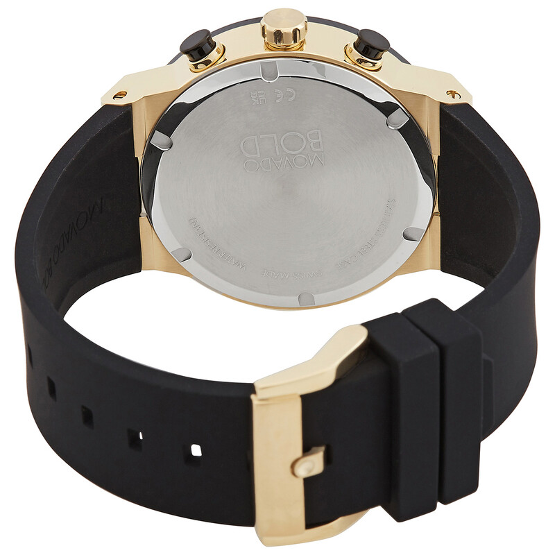 Movado Open Box - Movado Bold Fusion Chronograph Quartz Gold Dial Men's ...