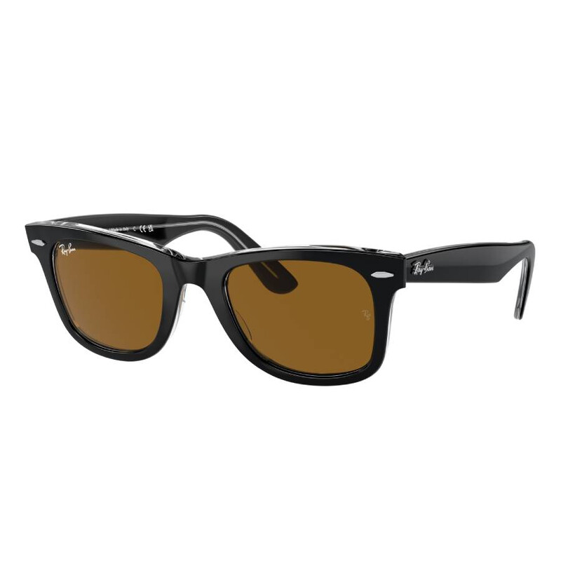 Ray-Ban Open Box - Ray Ban Brown Square Unisex Sunglasses RB2140