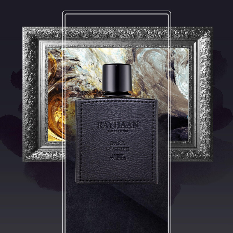 Rayhaan Open Box - Rayhaan Men's Dark Leather EDP Spray 3.38 oz