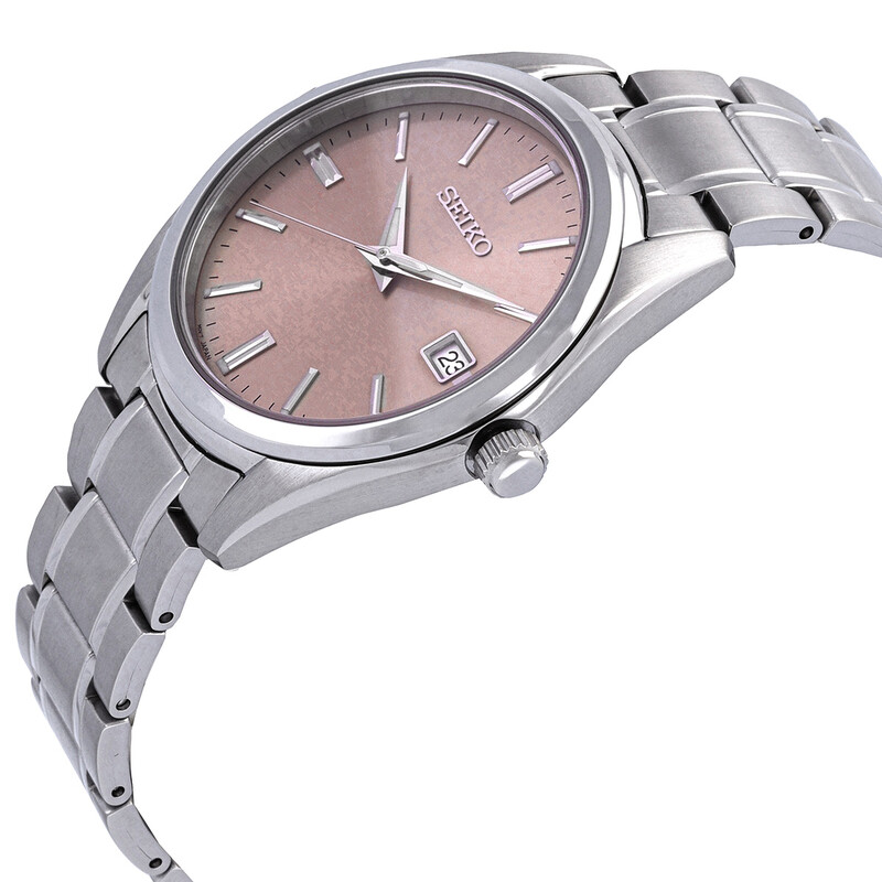 Seiko Open Box - Seiko Quartz Pink Dial Men's Watch SUR523