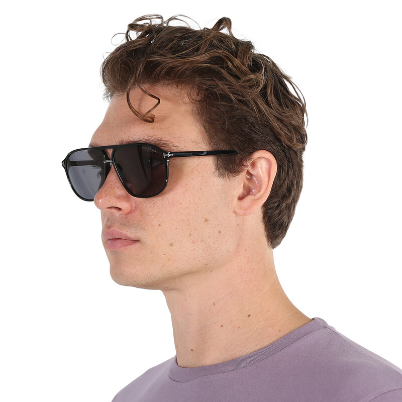 Tom Ford Open Box - Tom Ford Bruce Polarized Smoke Navigator Men's