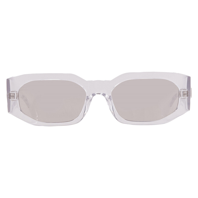 Versace Women Sunglasses White Grey Rectangle VE4489U 314/87 NEW AUTHENTIC Versace Sunglasses VE4489U 314/87 55mm White / Dark Grey  main image 3
