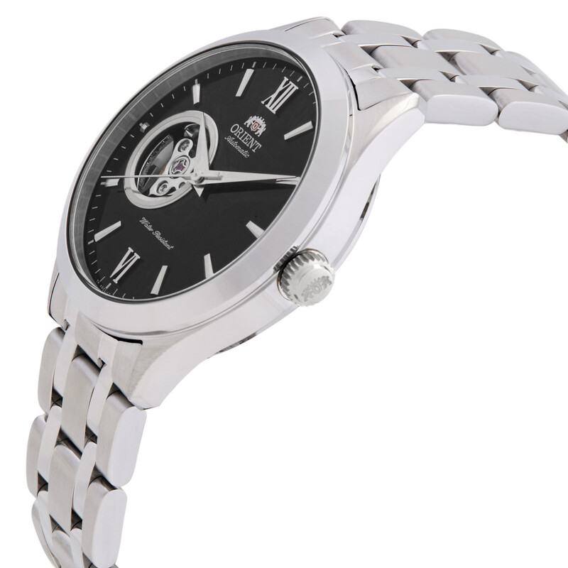 Orient Automatic Black Open Heart Dial Men's Watch TAG03001B