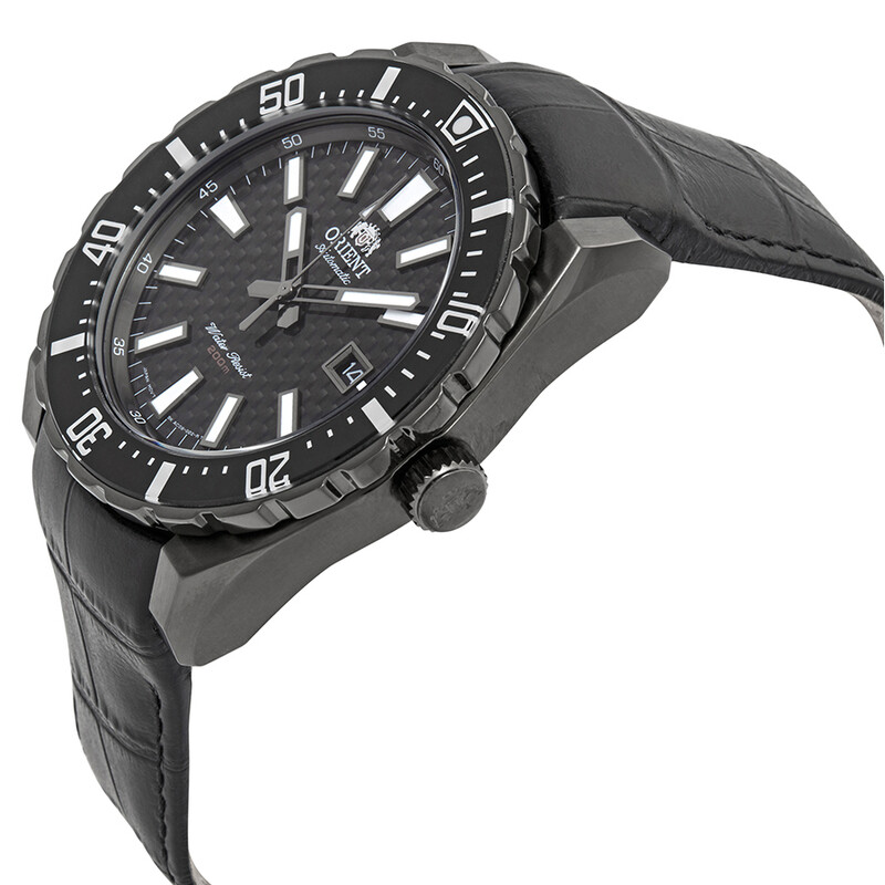 ORIENT FAC09001B0 自動巻き カーボン ブラック [並行輸入品] Orient Diver Nami Diving Automatic Black Dial Men's Watch