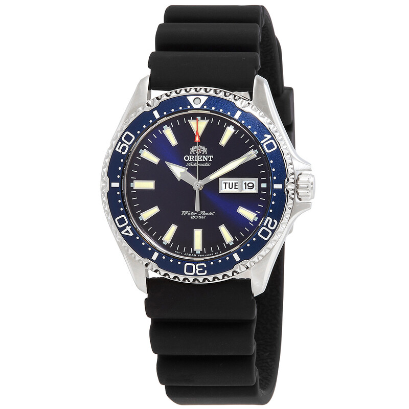 Orient Kamasu Automatic Blue Dial Men's Watch RA-AA0006L - Watches