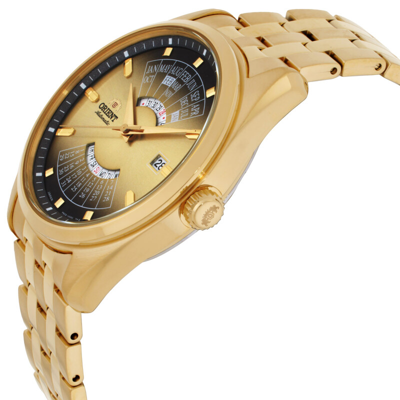 Orient Multi Year Calendar Automatic Champagne Dial Men's Watch RA