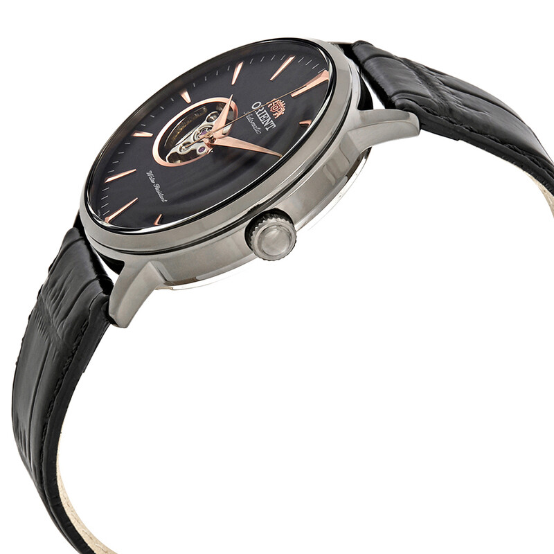 Orient Open Heart Automatic Black Dial Men's Watch FAG02001B0