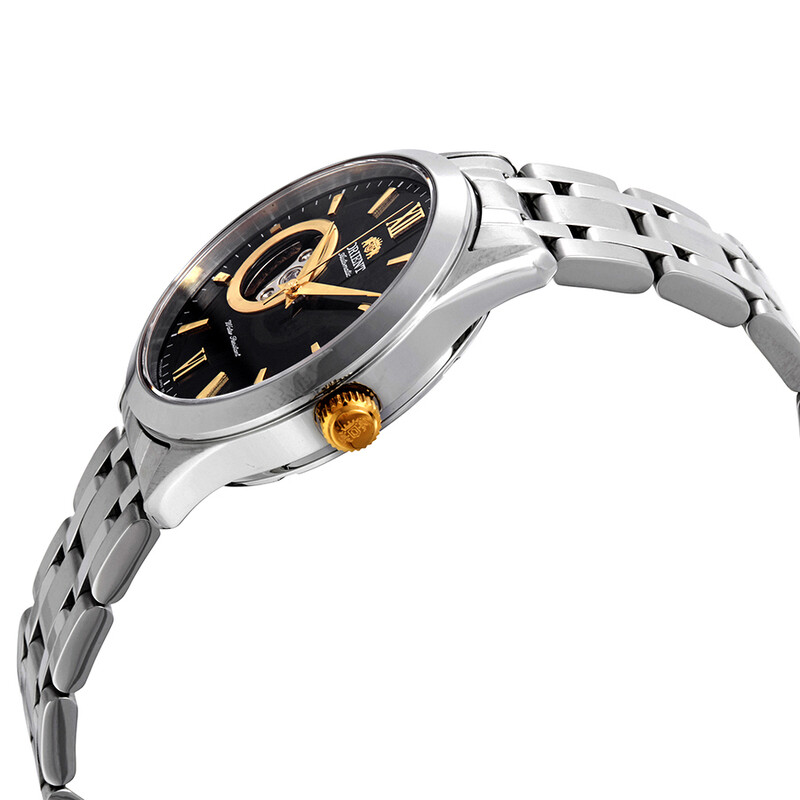 Orient Open Heart Automatic Black Dial Men's Watch FAG03002B0