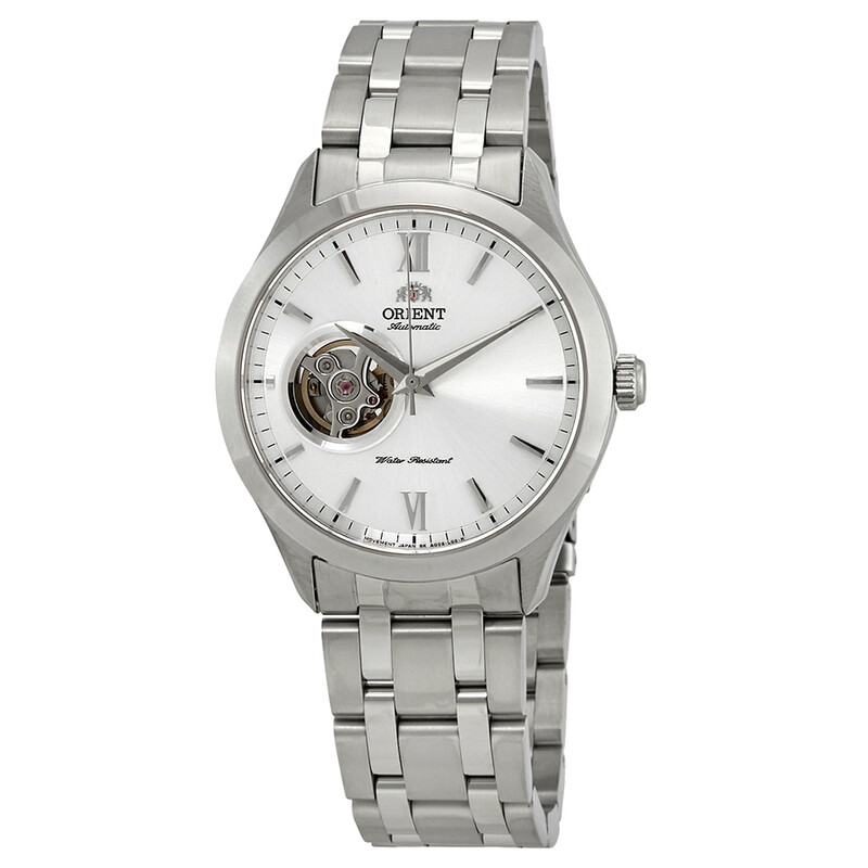 Orient Open Heart Automatic Silver Dial Men's Watch FAG03001W0