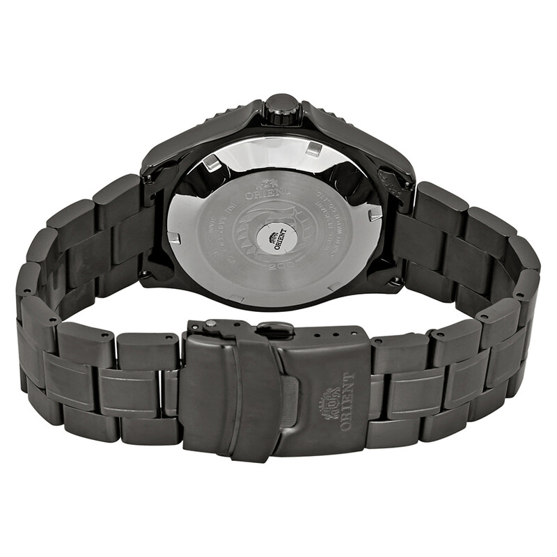 Orient ag03-c0-b ブラック Orient Ray Raven II Automatic Black Dial Men's Watch F AA02003B9