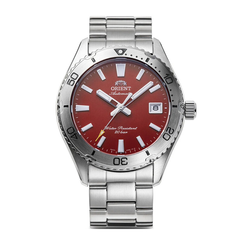 O*N様 ORIENT クォーツ 腕時計 レッド Orient Sports Mako Automatic Red Dial Men's Watch RA-AC0Q09R30B