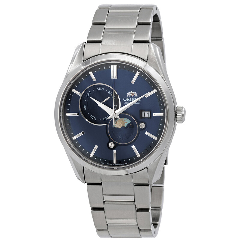 Orient Sun and Moon Blue Dial Men's Watch RA-AK0308L10B
