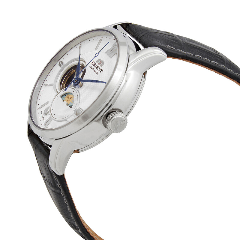 Orient Sun & Moon Automatic Silver Dial Men display picture 3