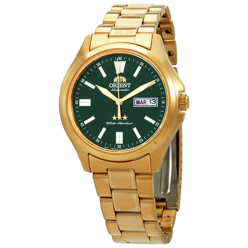 Orient Tristar Automatic Green Dial Men's Watch RA-AB0F02E