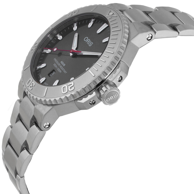Oris Aquis Automatic Grey Dial Men's Watch 01 733 7789 4153-07 8