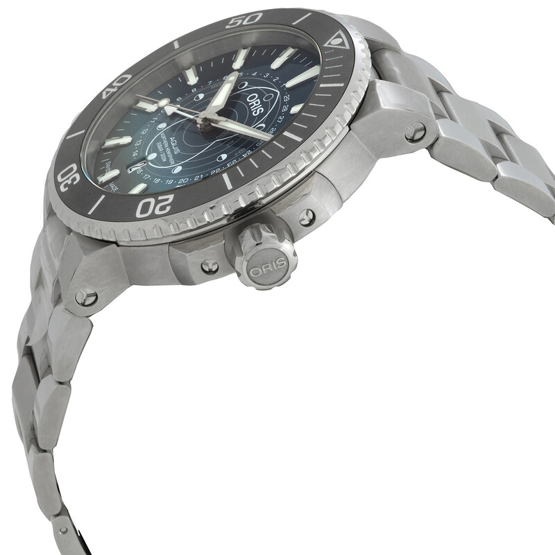 Oris Aquis Dat Watt Automatic Blue Dial Limited Edition Men's