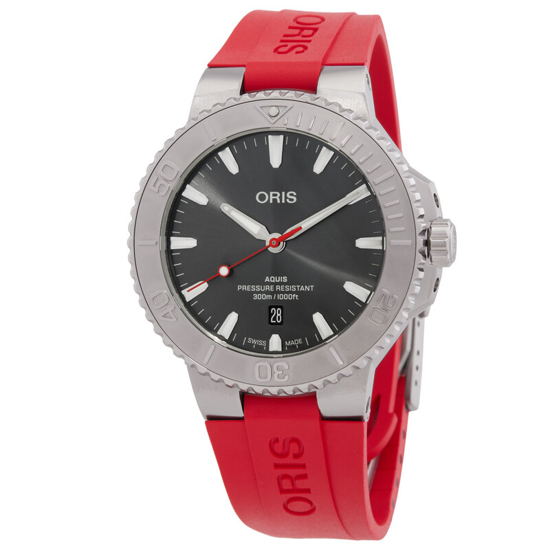 Oris Aquis Date Automatic Grey Dial Men's Watch 01 733 7789 4153