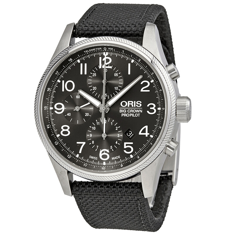 Oris Big Crown ProPilot Grey Dial Chronograph Men's Watch 774-7699
