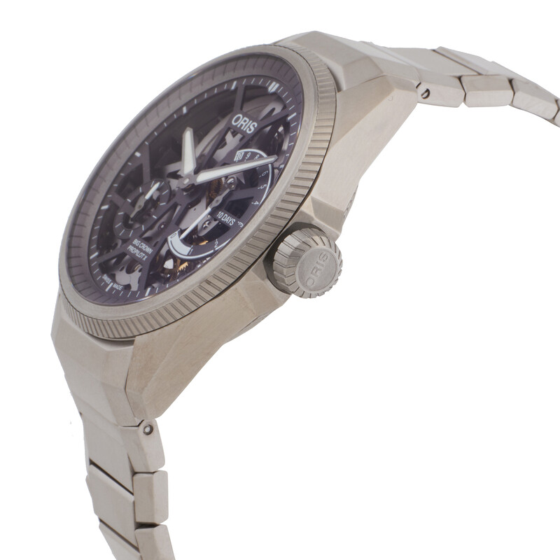 Oris Big Crown ProPilot Hand Wind Skeleton Dial Men's Watch 01 115
