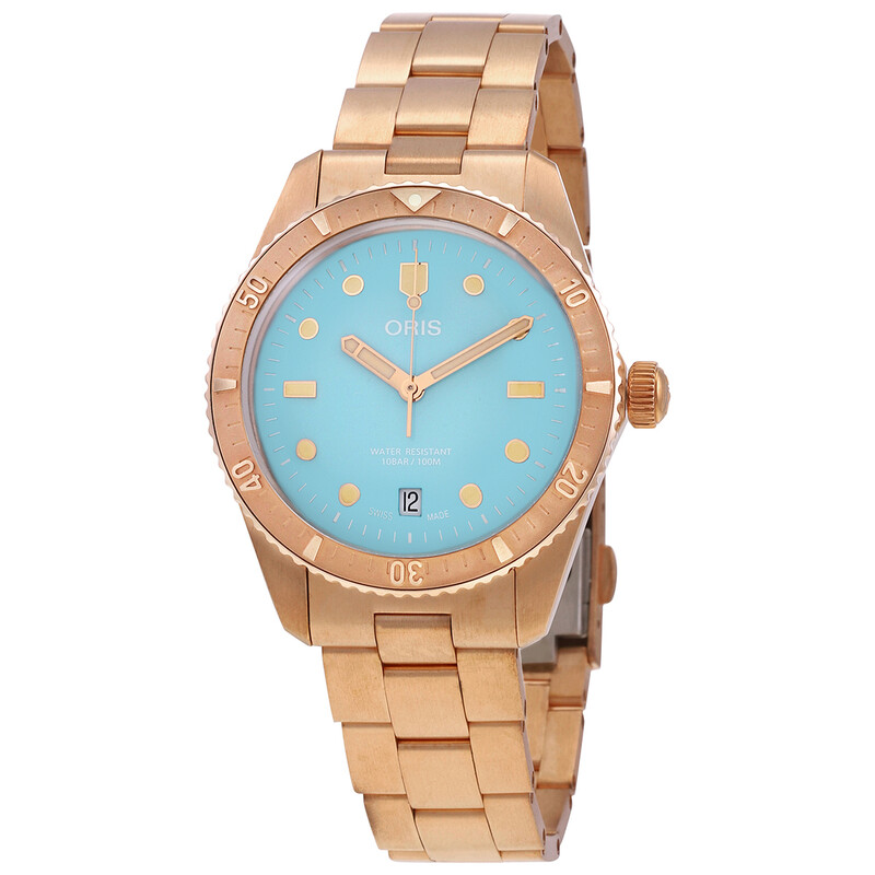 Oris Divers Sixty-Five Bronze Automatic Blue Dial Unisex Watch 01