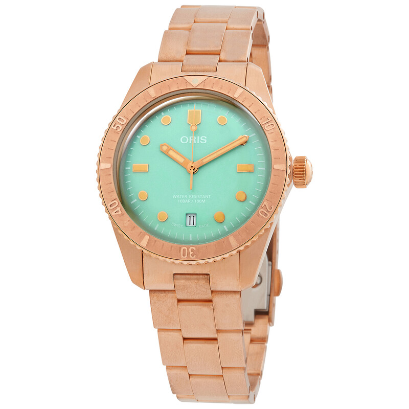 Oris Divers Sixty-Five Bronze Automatic Green Dial Unisex Watch 01