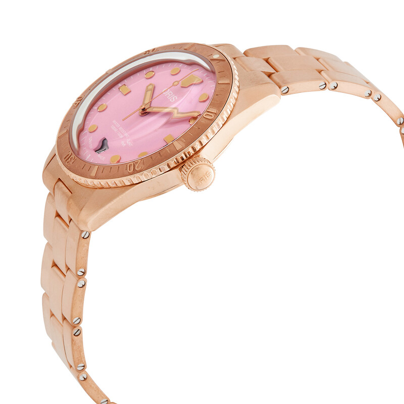 Oris Divers Sixty-Five Bronze 38mm Automatic Pink Dial Unisex