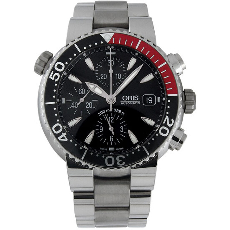 Oris Divers Titan Chronograph Automatic Coke Bezel Men's Watch 674