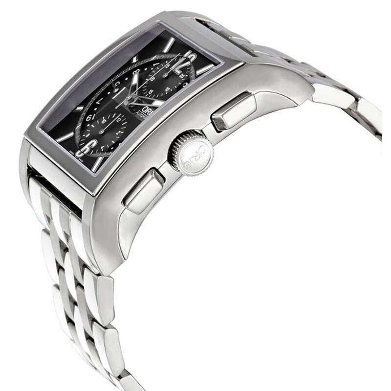 Oris Men's Rectangular Titanium Chronograph Automatic Watch 674