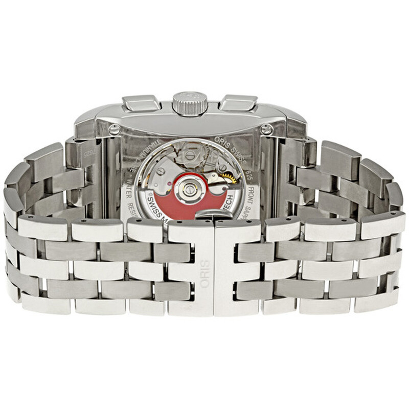 Oris Men's Rectangular Titanium Chronograph Automatic Watch 674