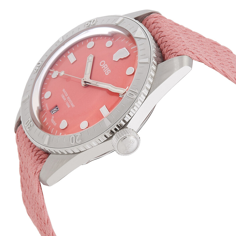 Oris Oris Divers Sixty-Five Automatic Pink Dial Unisex Watch 01