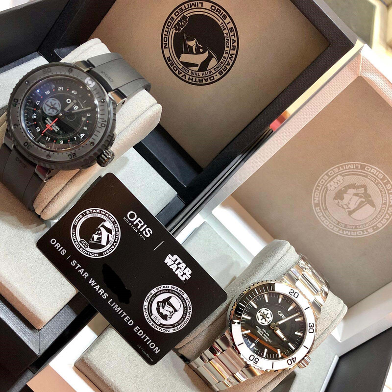 Oris ProDiver Star Wars Darth Vader and Aquis Star Wars