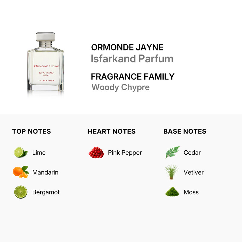 Ormonde Jayne Unisex Isfarkand Parfum 2.9 oz Fragrances