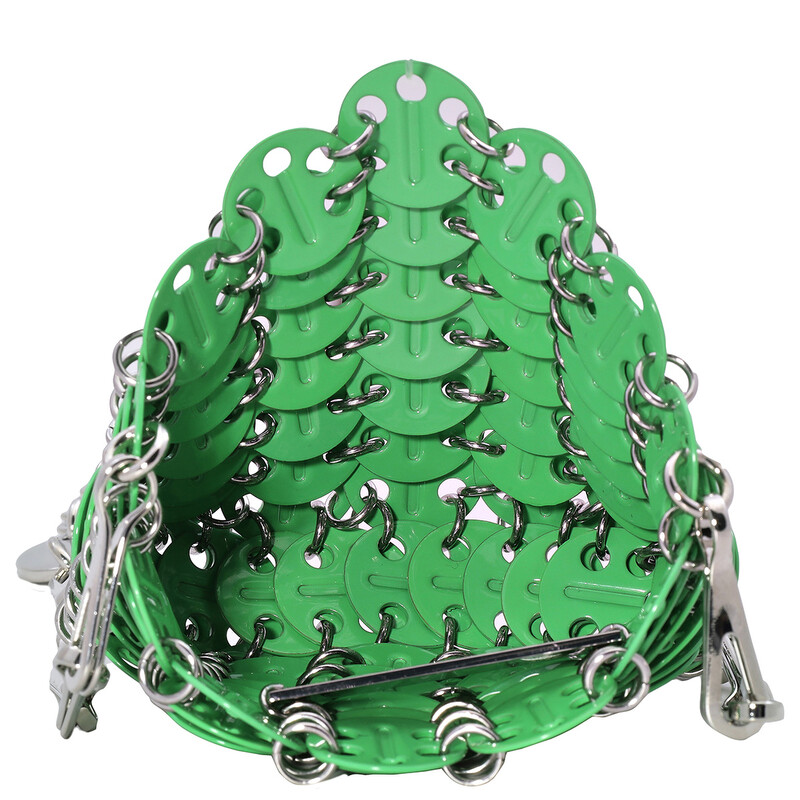 Paco Rabanne Bright Green 1969 Micro Crossbody Bag 23PSS0336MET424