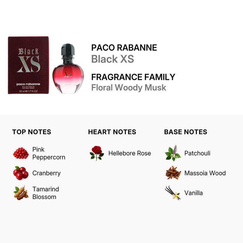 Paco Rabanne Ladies Black XS EDP Spray 1.7 oz Fragrances