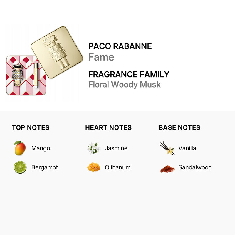 Paco Rabanne Ladies Fame Gift Set Fragrances 3349668610075