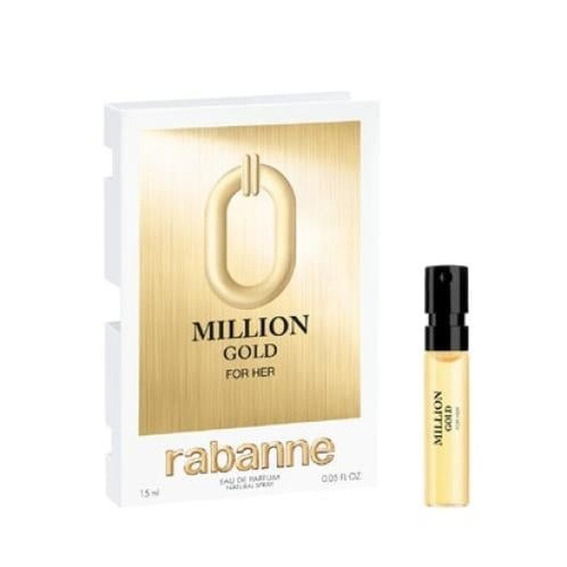 Paco Rabanne Ladies Million Gold EDP Spray 0.05 oz Fragrances 3349668630509