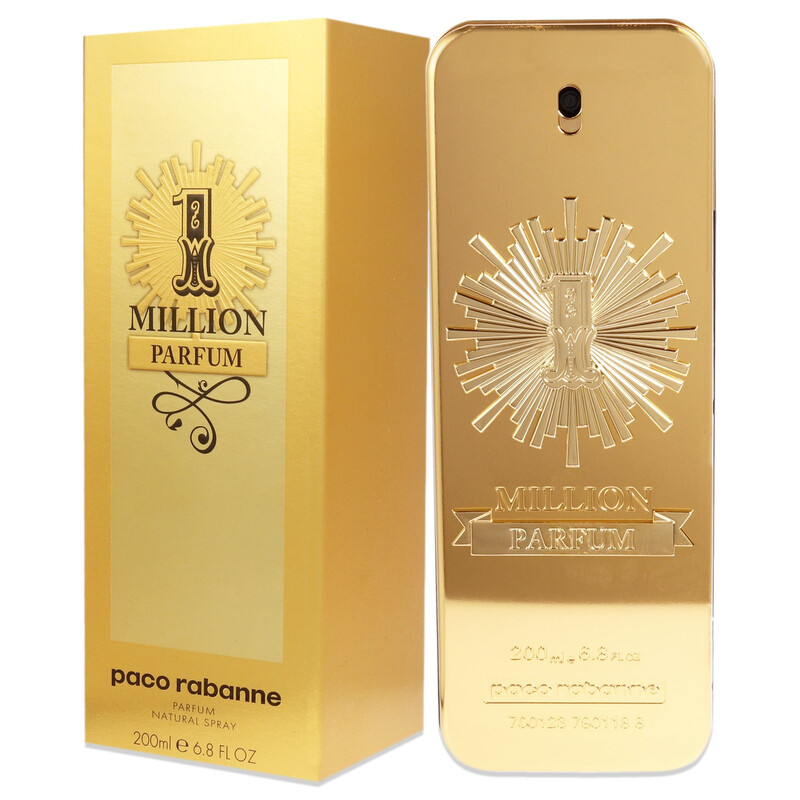Paco Rabanne Men's 1 Million Parfum Spray 6.8 oz Fragrances