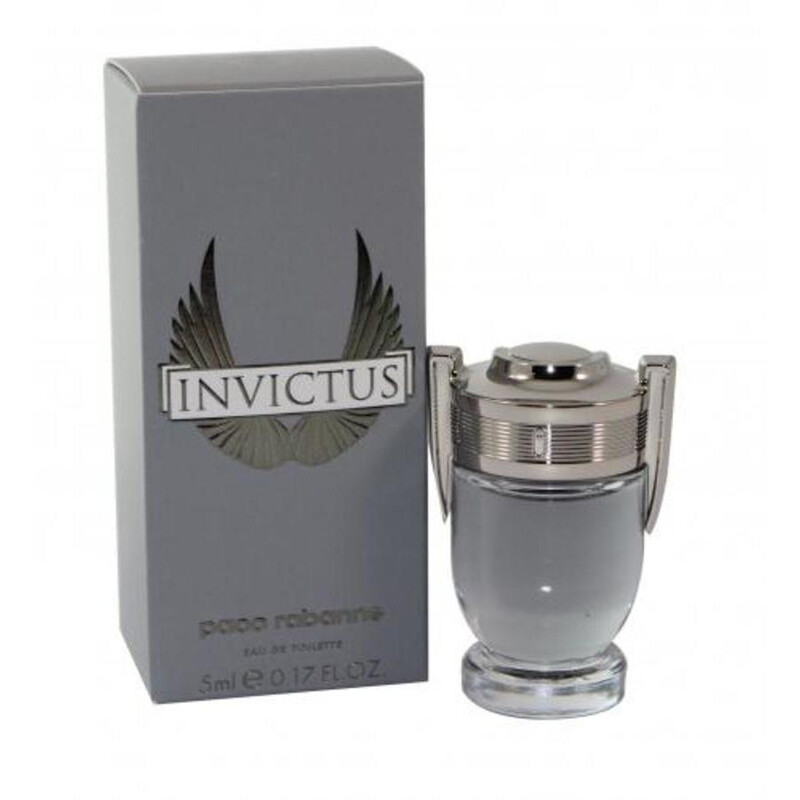 Paco Rabanne Men's Invictus EDT 0.17 oz Fragrances 3349668515691