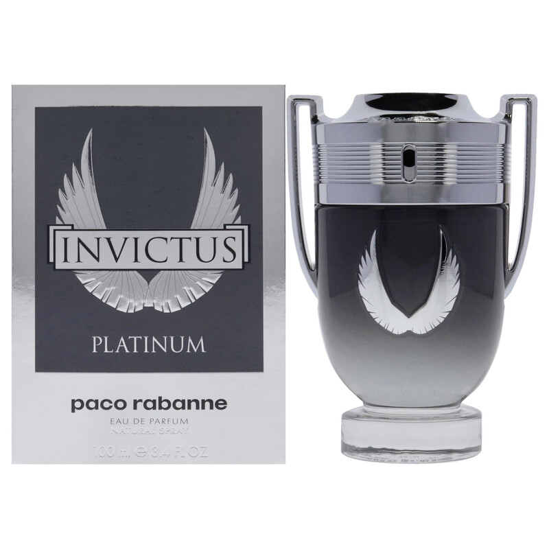 パコ ラバンヌ インビクタス プラチナ オードパルファム 100ミリ Paco Rabanne Men's Invictus Platinum EDP Spray 3.4 oz Fragrances