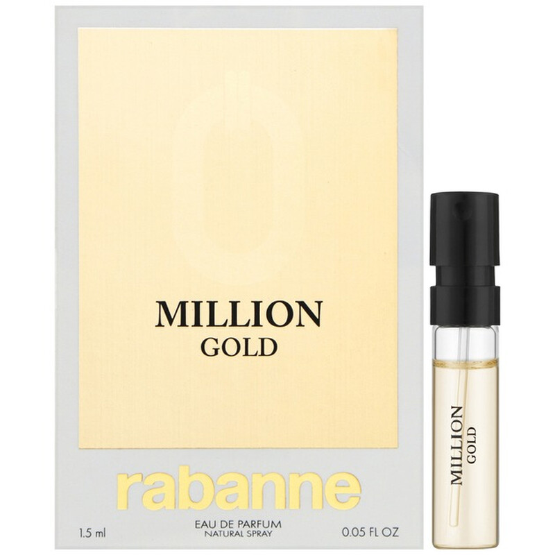Paco Rabanne Men's Million Gold EDP Spray 0.05 oz Fragrances