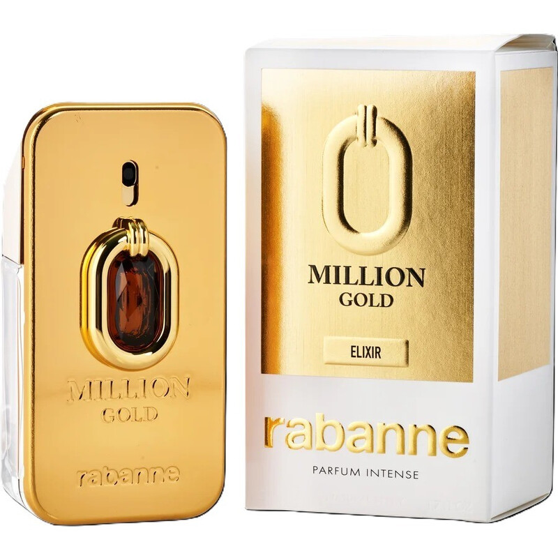 Paco Rabanne Men's Million Gold Elixir EDP Spray 1.7 oz Fragrances 3349668644957