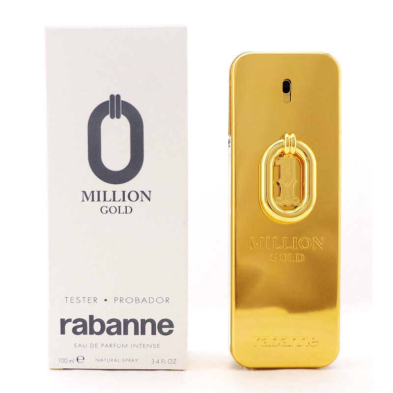 Paco Rabanne Men's Million Gold Intense EDP Spray 3.4 oz (Tester) Fragrances 3349668630370