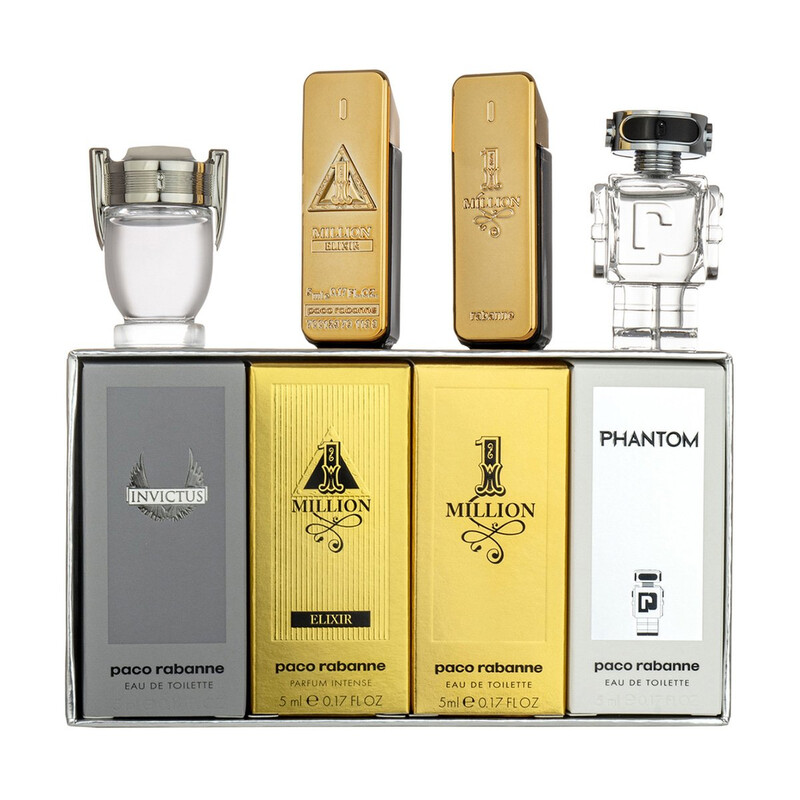 Paco Rabanne Men's Mini Set 4 Gift Set Fragrances 3349668630820