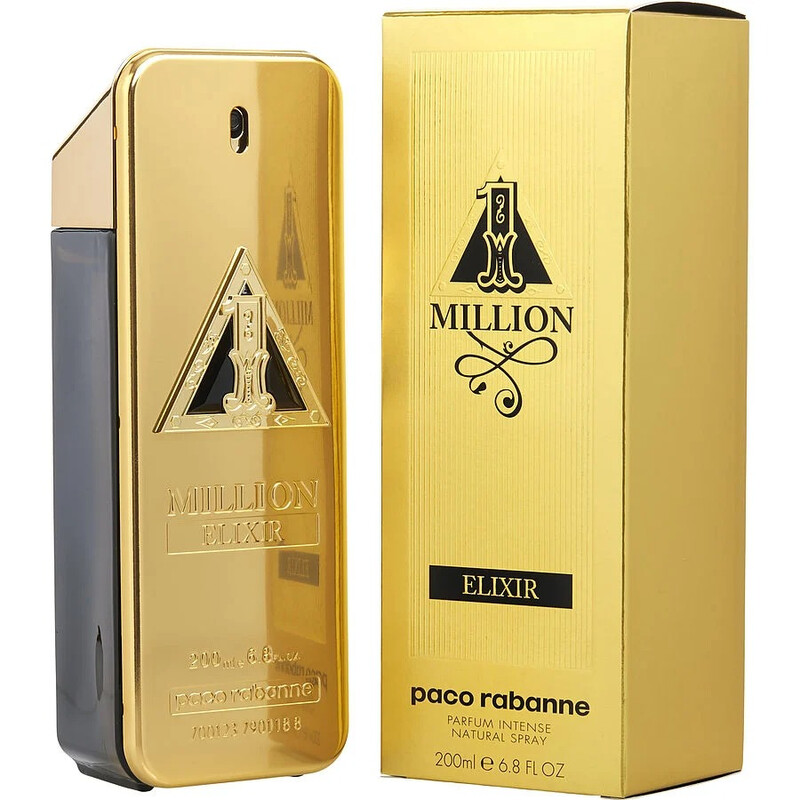 Paco Rabanne Men's One Million Elixir Parfum Intense Spray 6.8 oz Fragrances 3349668600298
