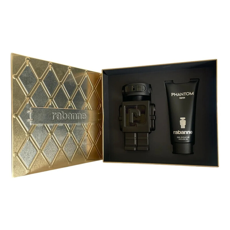 Paco Rabanne Men's Phantom 2pcs EDT Gift Set Fragrances