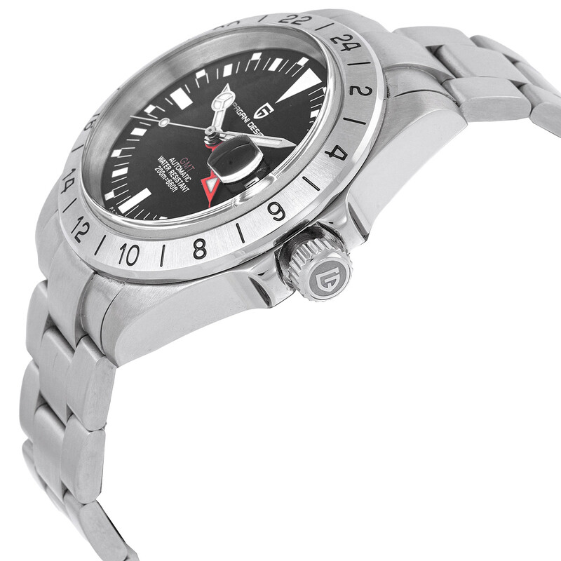 Pagani Design Explorer II Freccione GMT Automatic Black Dial Men's