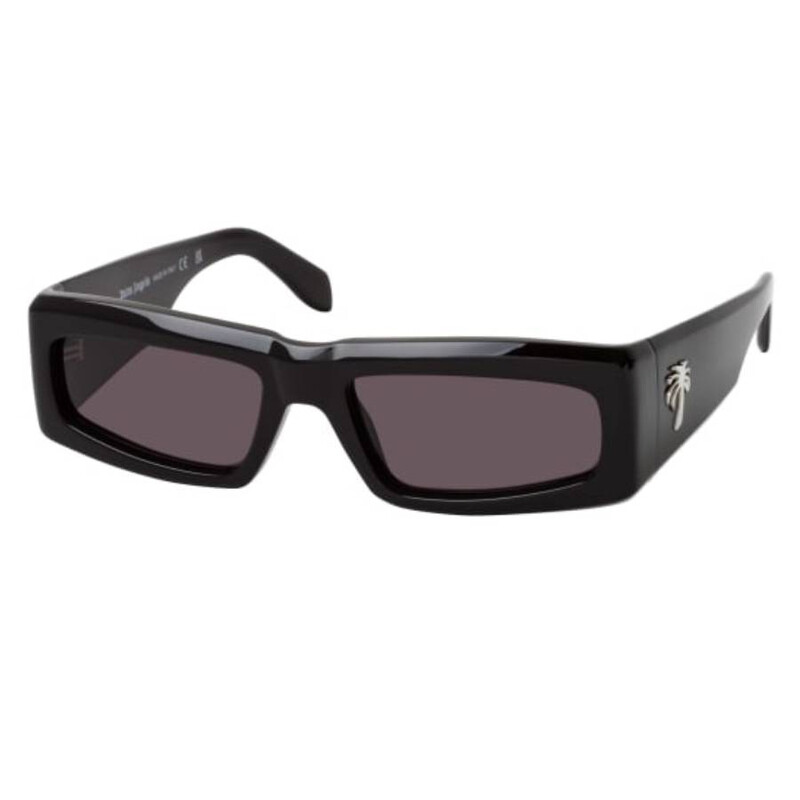 Palm Angels Grey Rectangular Unisex Sunglasses PERI055 1007  display picture 1