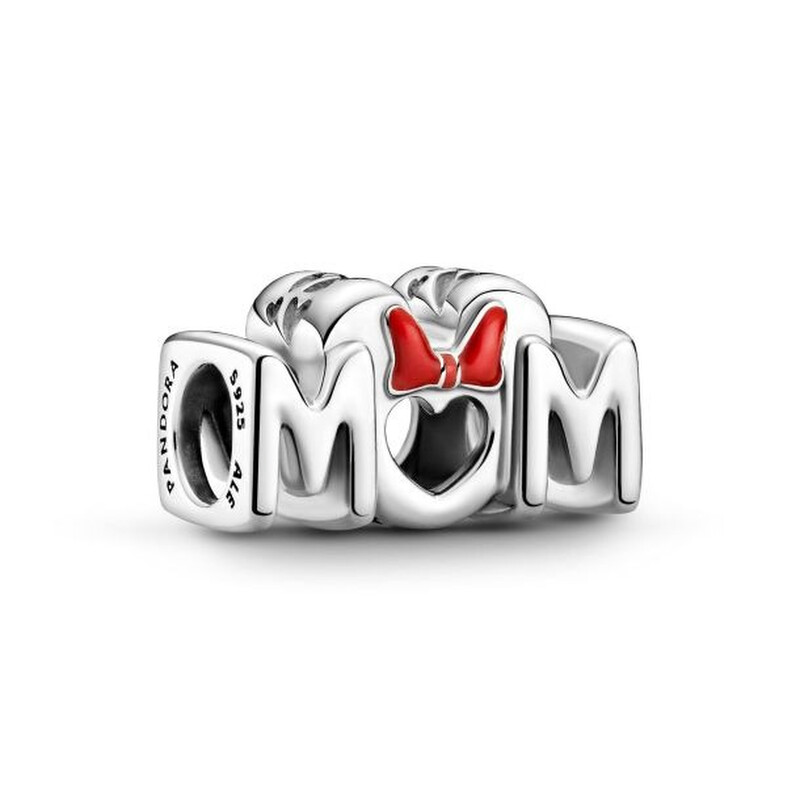 Pandora Disney Minnie Mum Sterling Silver Charm With Red Enamel ...